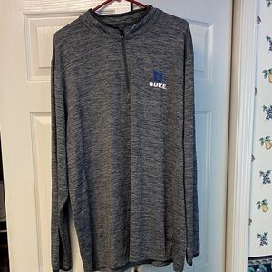 Duke Gray Quarter-Zip Pullover